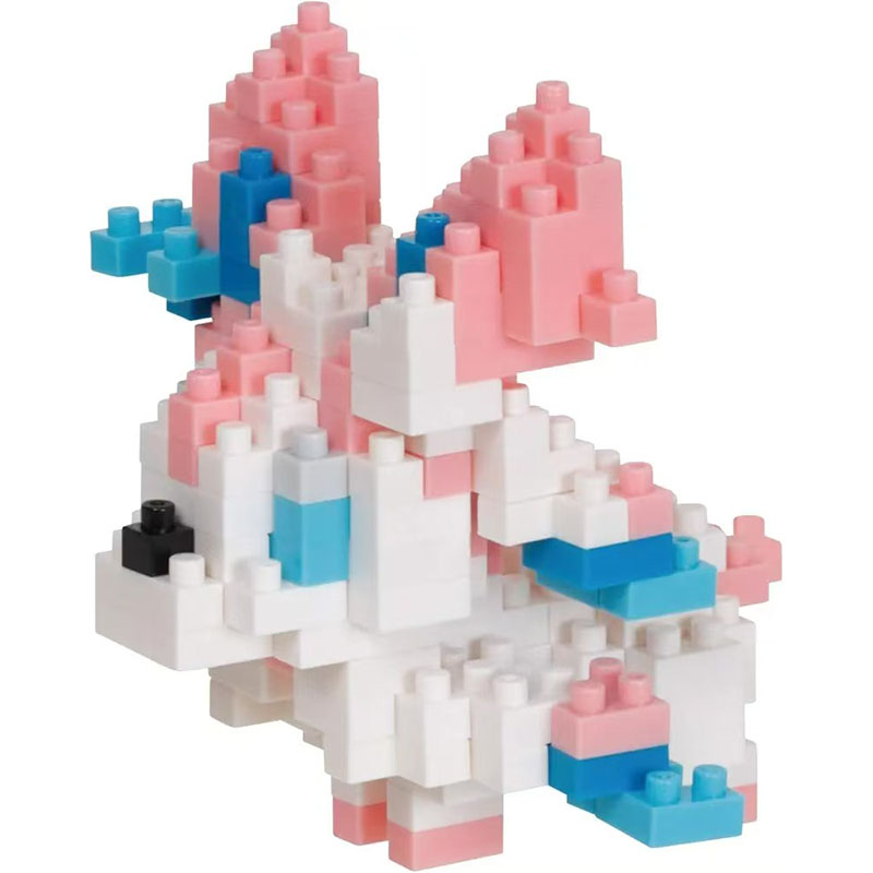 Model Kit Pokemon - Kawaii Nanoblock Asli Pokemon Eevee Blind