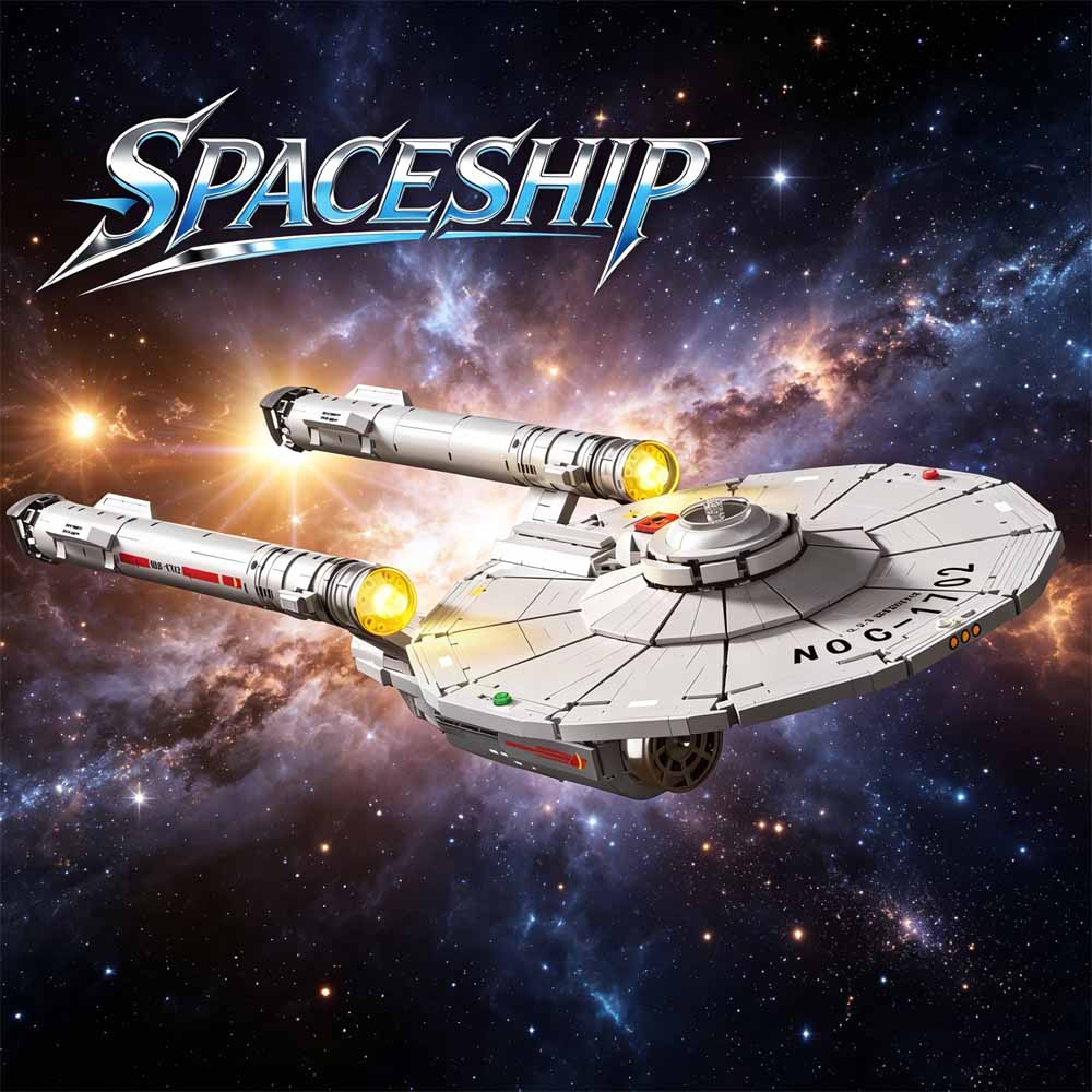 Model Kit Uss Enterprise - Permainan Film Star Trek USS Enterprise