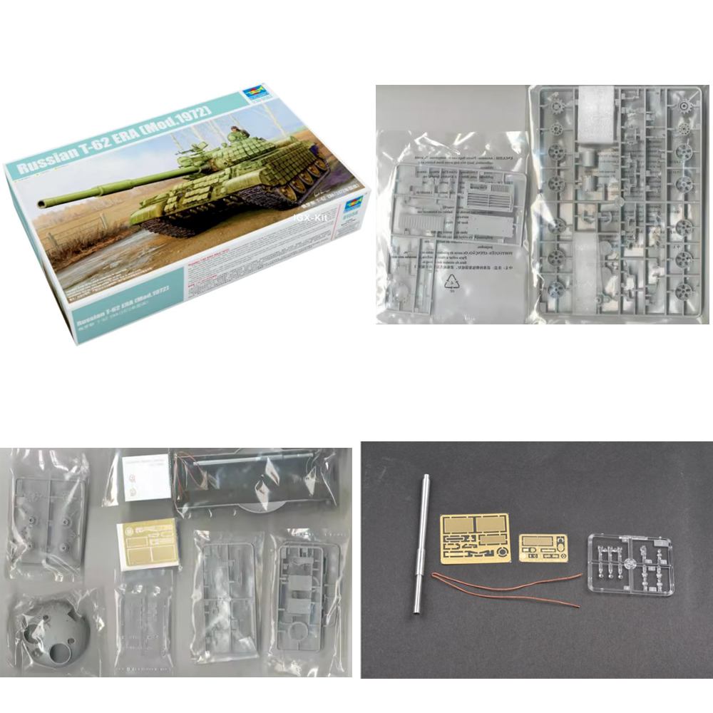 Model Kit In Era - Trumpeter 01556 1/35 Rusia T-62 T62