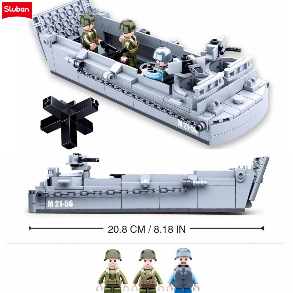 Model Kit In Era - Sluban 182 Buah Set Bangunan DIY