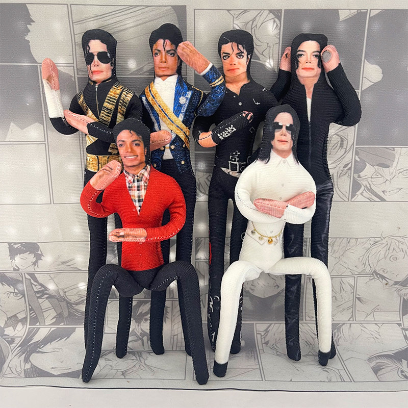 Model Kit Joints - Boneka Plush Michael Jackson dengan Sendi