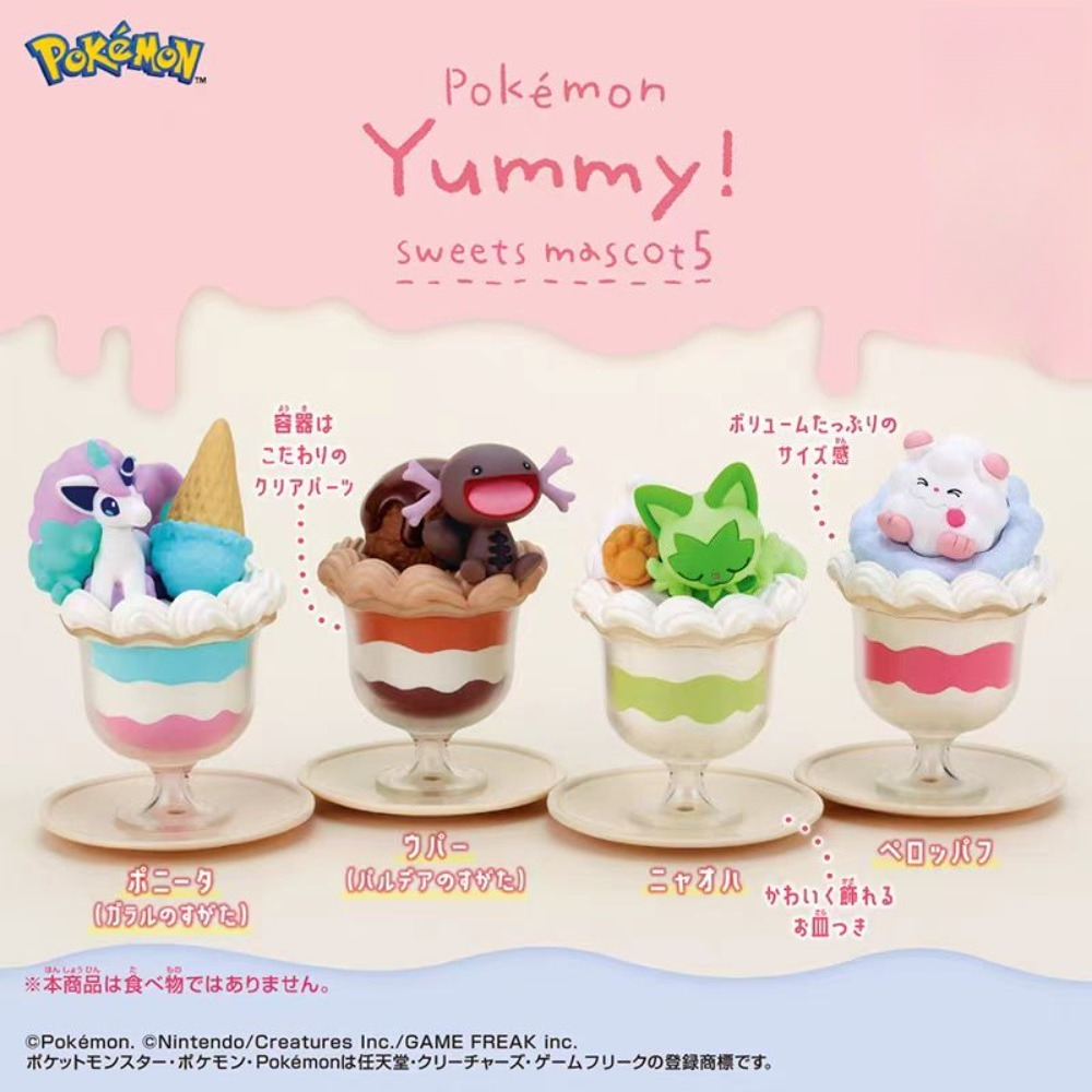 Model Kit Pokemon - Pokemon Yummy Sweets Maskot Kotak Kejutan