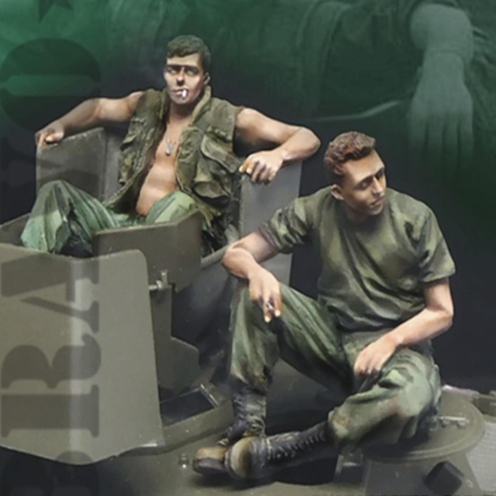 Model Kit Italeri - 1/35 tokoh Resin Kit Model tidak