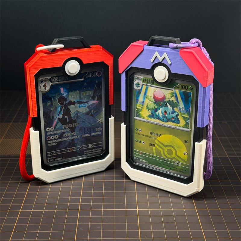 Model Kit Pokemon - Penutup Kartu Vertikal Poke Ball untuk