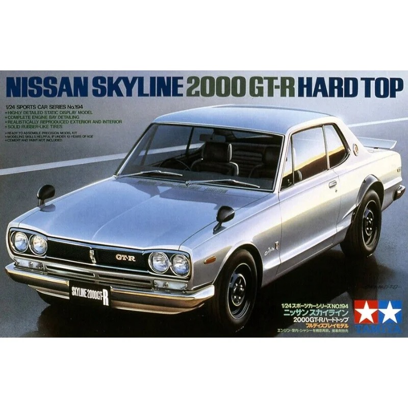 Tamiya 1/24 Nissan Skyline 200 - Model Kit Nissan Skyline ulasan dan harga