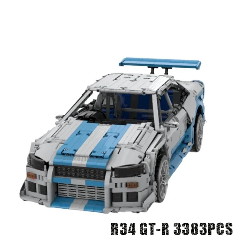 3383 Buah Kit Bangunan Model S - Model Kit R34 ulasan dan harga