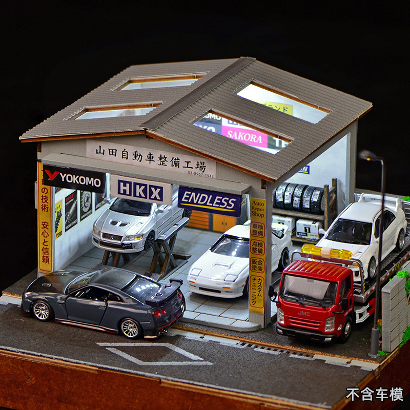 Kit Diorama Bengkel Perbaikan  - Model Kit Display ulasan dan harga