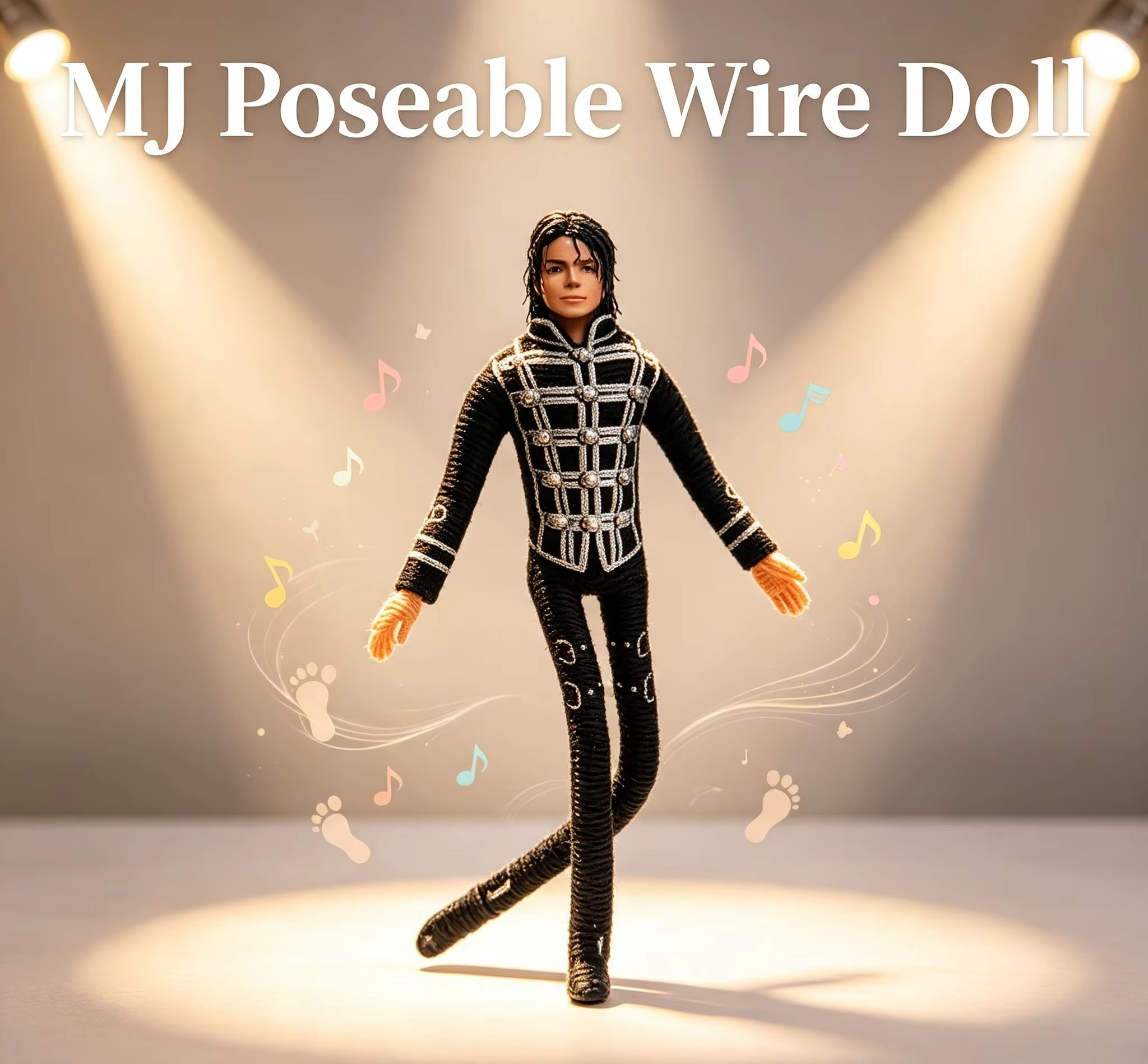 Boneka Plush Michael Jackson d - Model Kit Joints ulasan dan harga