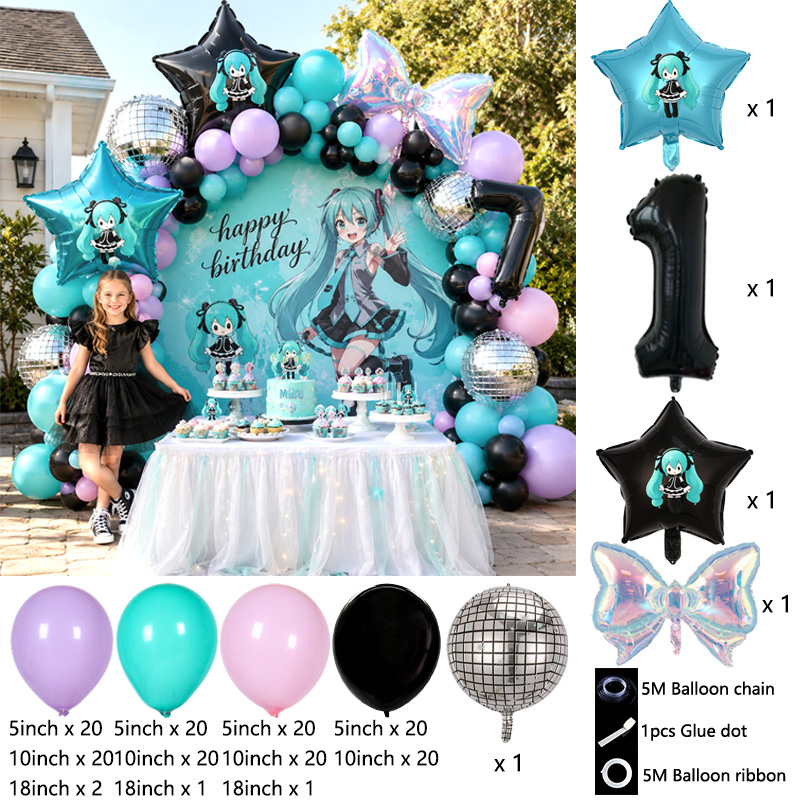 Kit Dekorasi Pesta Ulang Tahun - Model Kit Hatsune Miku ulasan dan harga