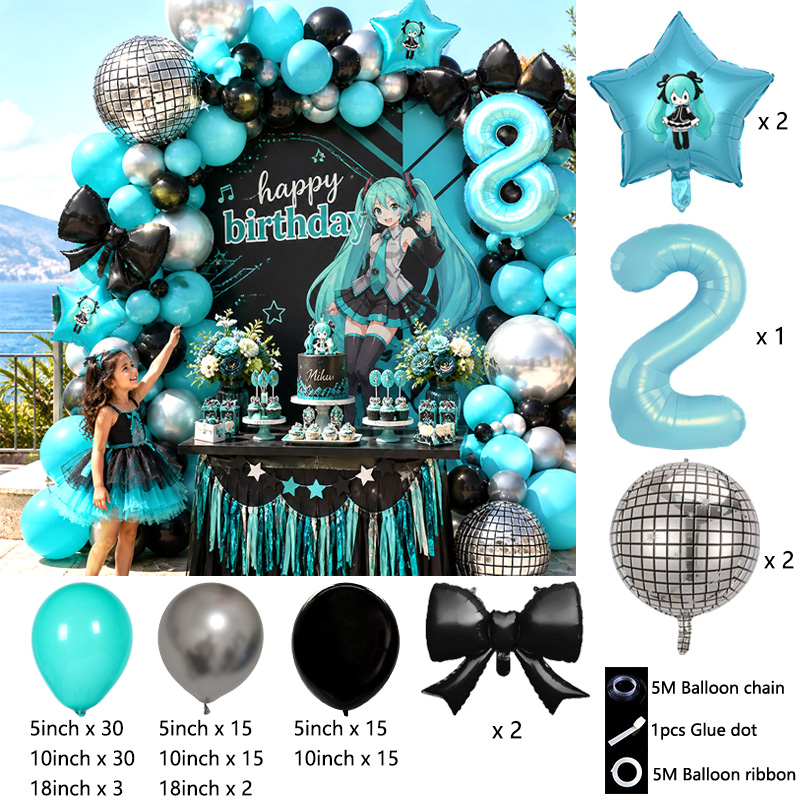 Kit Dekorasi Pesta Ulang Tahun - Model Kit Hatsune Miku ulasan dan harga
