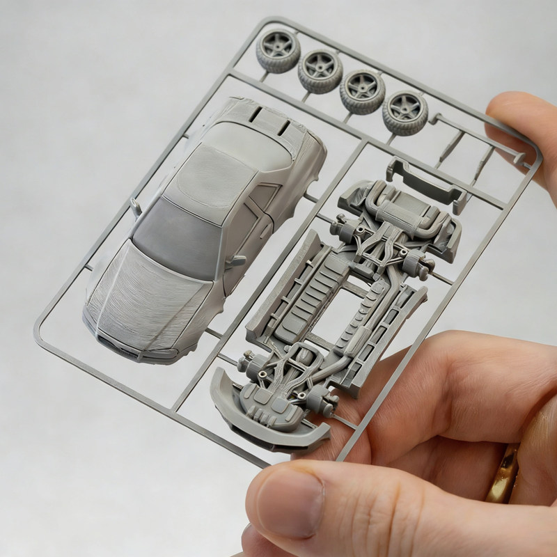 Kit perakitan model mobil Niss - Model Kit R34 ulasan dan harga