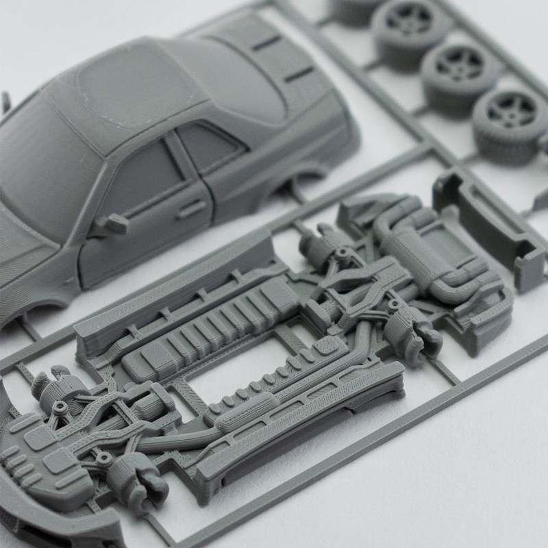 Kit perakitan model mobil Niss - Model Kit R34 ulasan dan harga