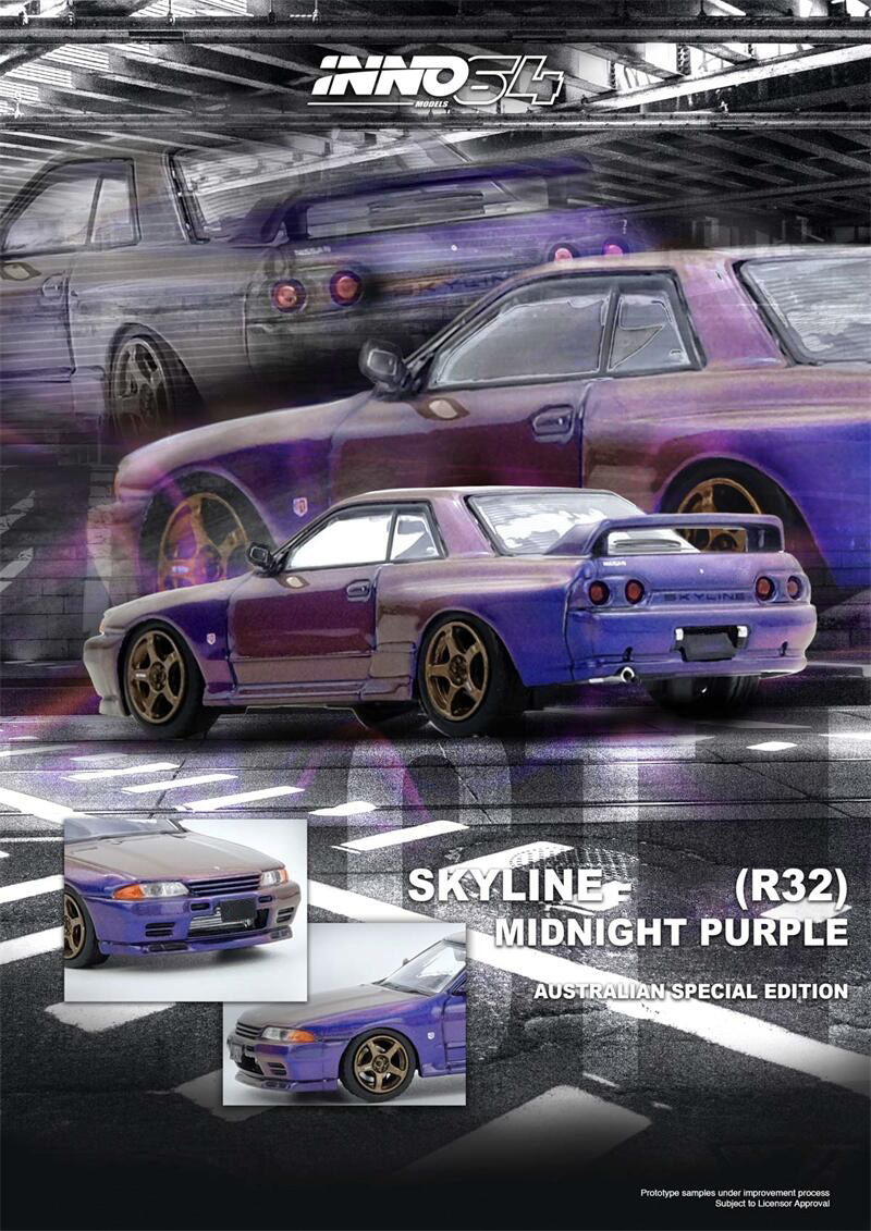 INNO 1:64 R35 WIDEBODY AORUS X - Model Kit R34 ulasan dan harga