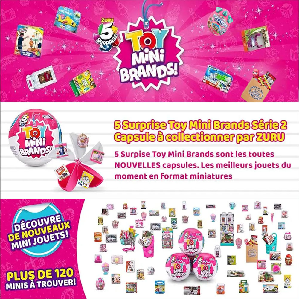 Zuru 5 Surprise Toy Mini Brand - Model Kit Brand ulasan dan harga