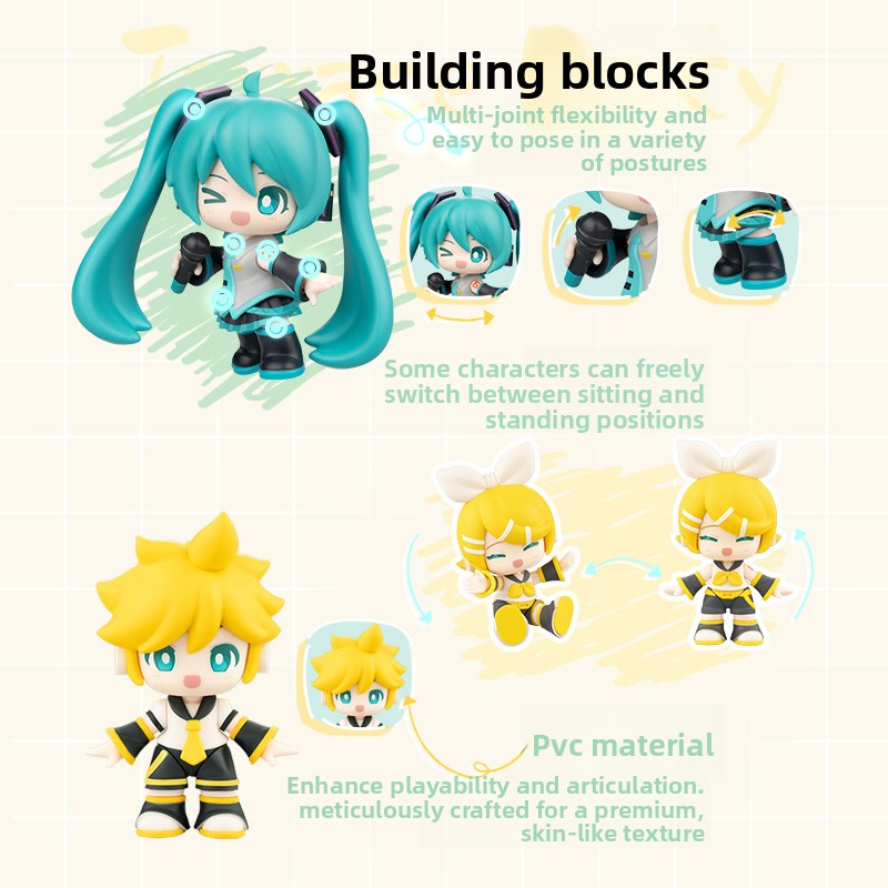Baru Blokees Hobbies Hatsune Q - Model Kit Hatsune Miku ulasan dan harga