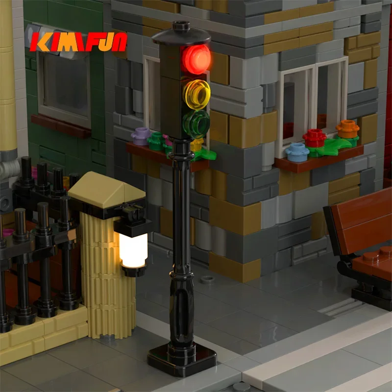1 buah LED MOC jalan siklus ot - Lego Set Creator ulasan dan harga