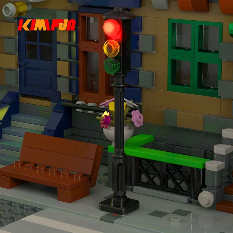 1 buah LED MOC jalan siklus ot - Lego Set Creator ulasan dan harga