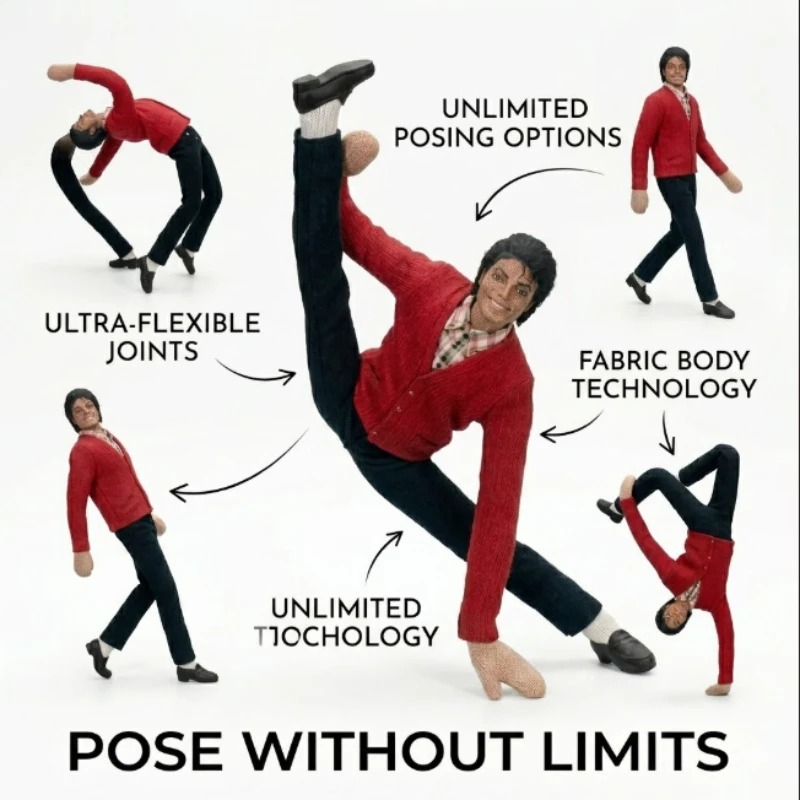 Boneka Plush Michael Jackson G - Model Kit Joints ulasan dan harga