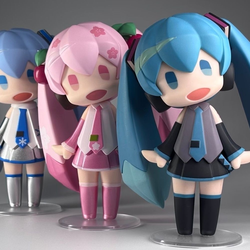 Set Figur Anime Miku & Blok Ba - Model Kit Hatsune Miku ulasan dan harga