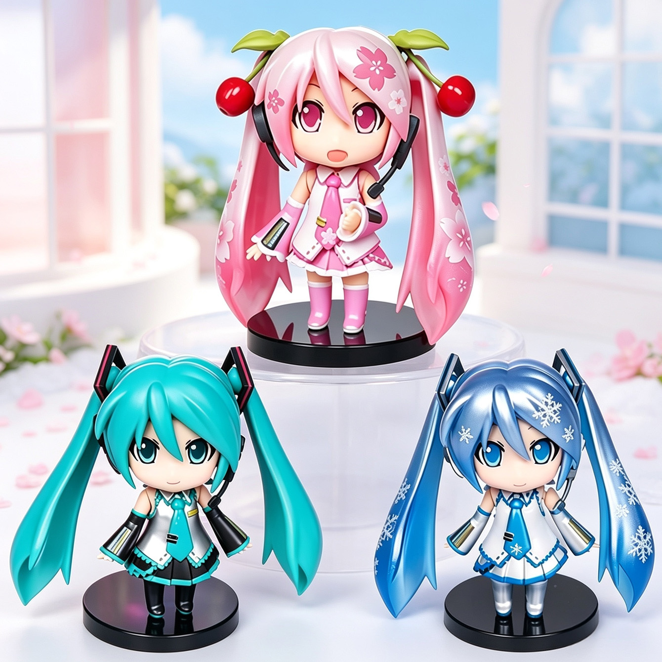 Set Figur Nendoroid 3-Piece Ha - Model Kit Hatsune Miku ulasan dan harga