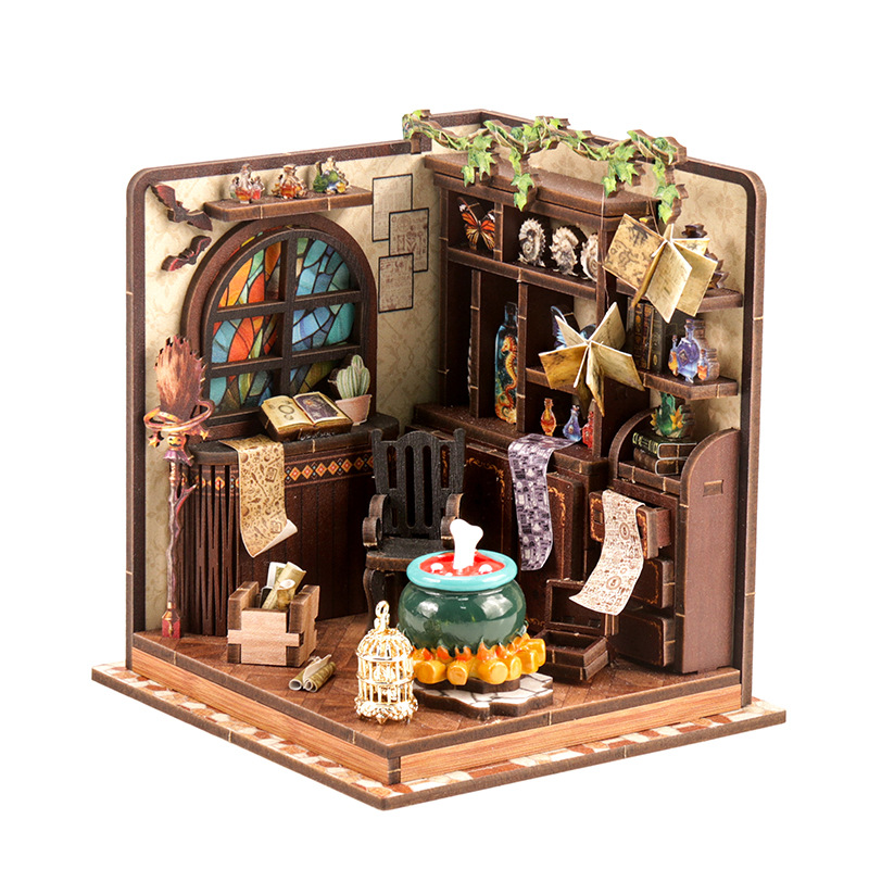 Kit Model Miniatur Kayu DIY Be - Model Kit Manual ulasan dan harga