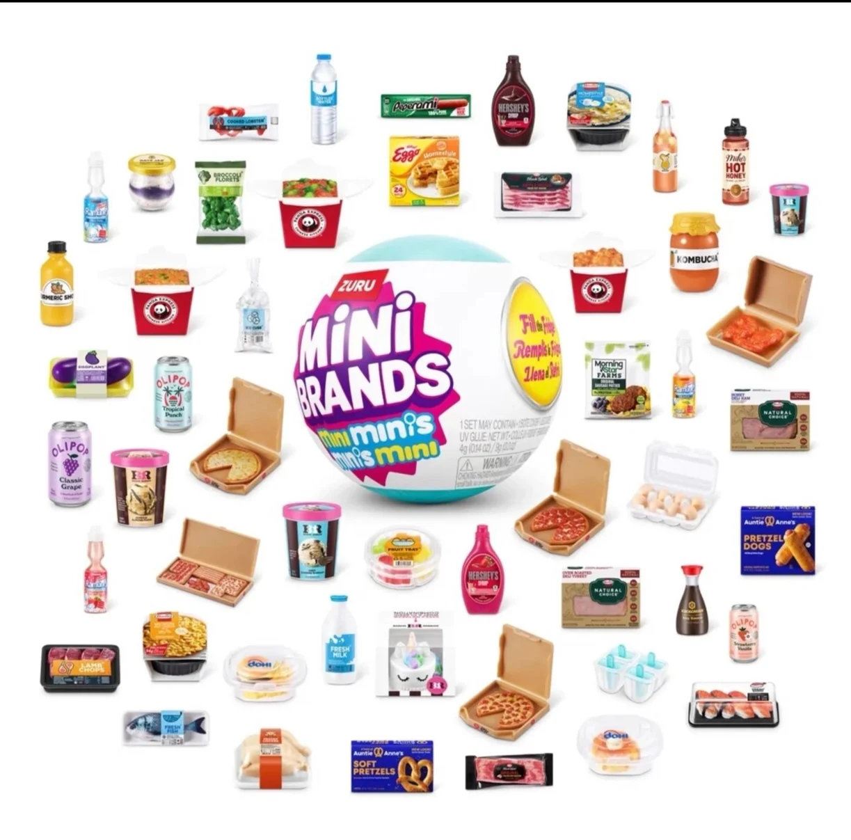5x Bola Kejutan Mini Brands Mi - Model Kit Brand ulasan dan harga