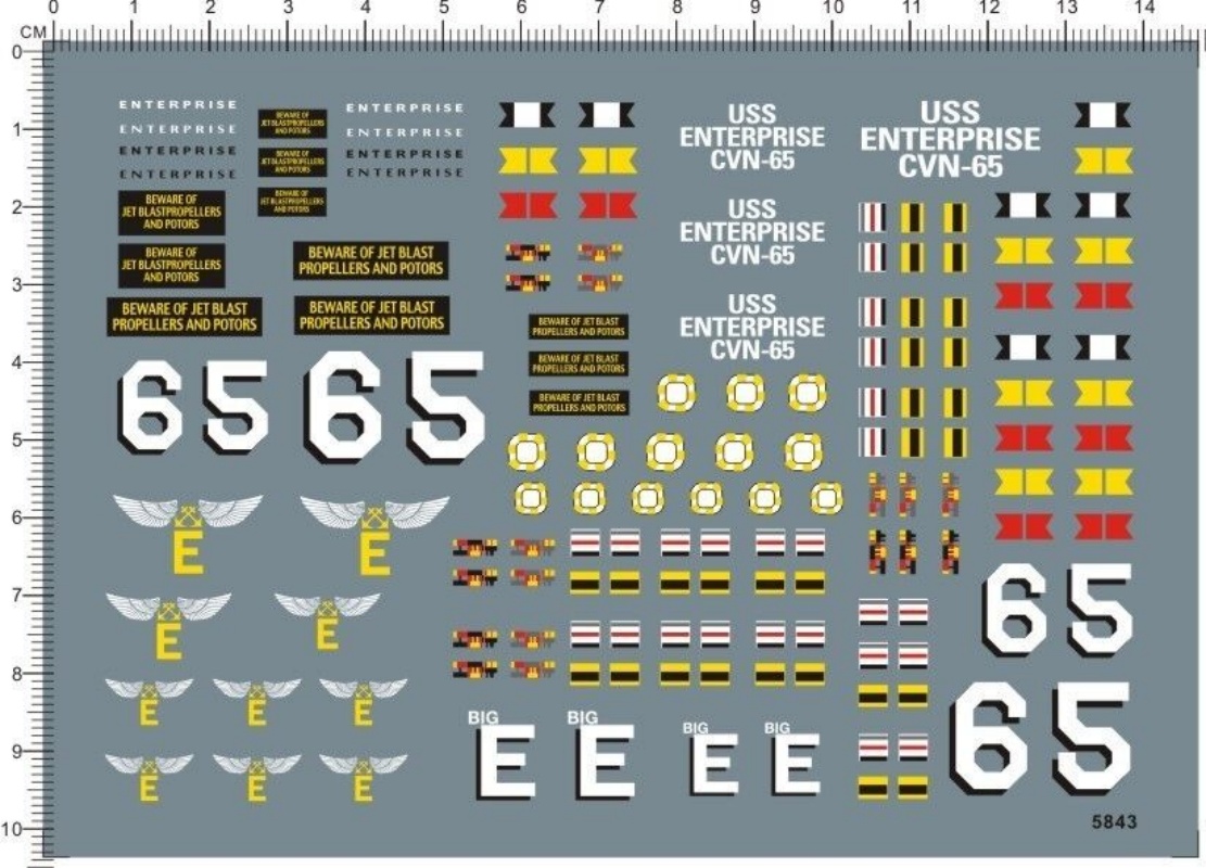 Stiker Seluncuran Air untuk Ki - Model Kit Uss Enterprise ulasan dan harga
