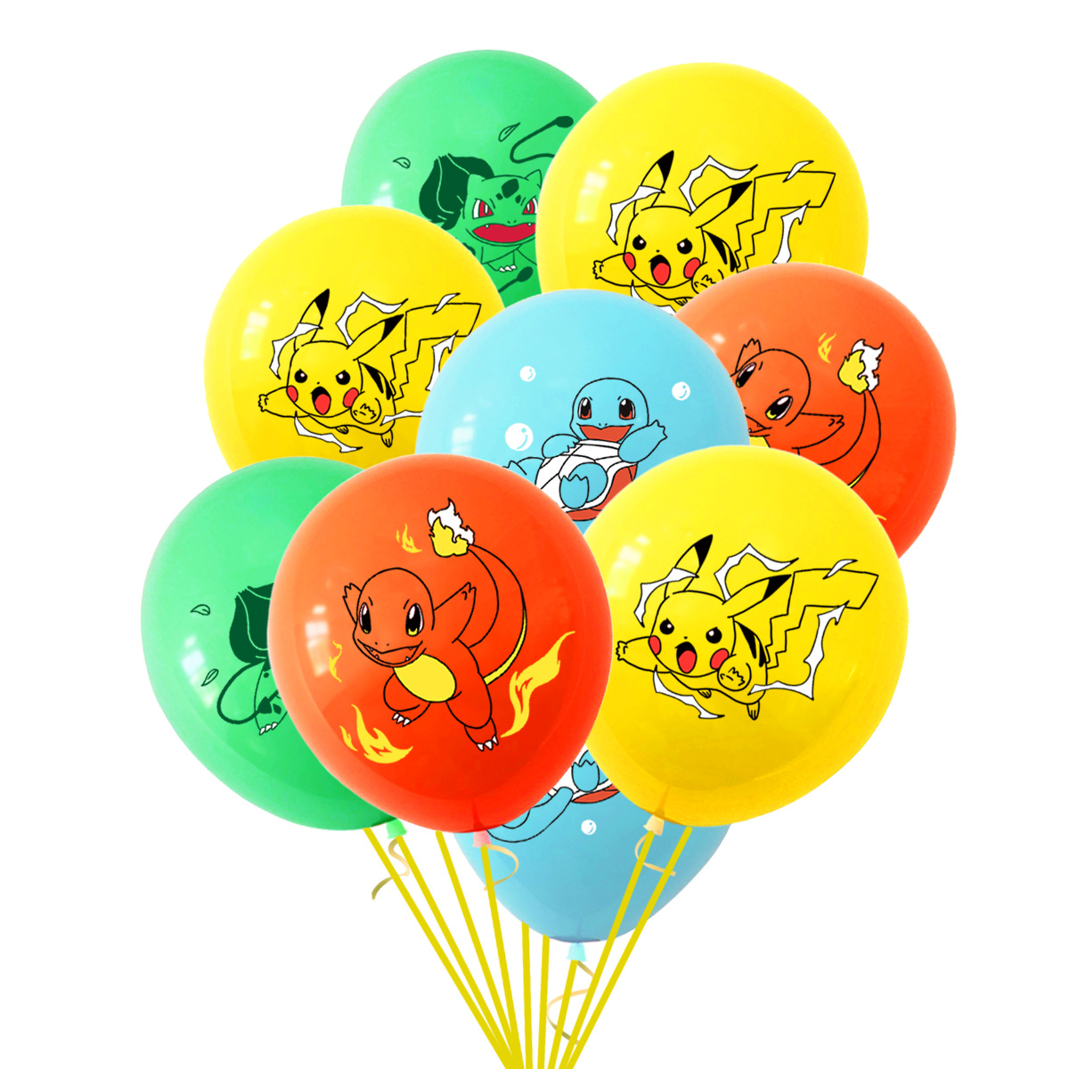 12 Buah/Set Balon Lateks Pokem - Model Kit Pokemon ulasan dan harga